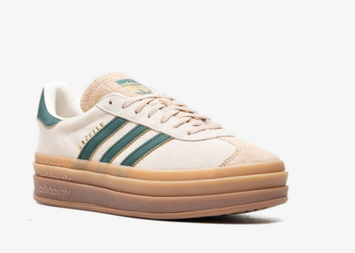 Adidas Gazelle Bold “Cream Collegiate Green” sneakers
