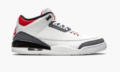 Air Jordan 3 Retro SE DNM Fire Red Denim - Sneakers Outlet Co