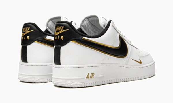 Air Force 1 07 LV8 Double Swoosh White Black Gold - Sneakers Outlet Co