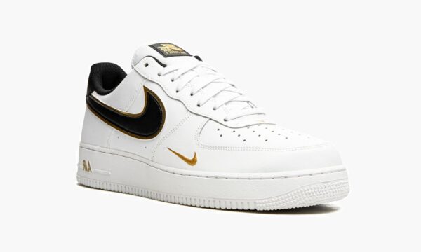 Air Force 1 07 LV8 Double Swoosh White Black Gold - Sneakers Outlet Co