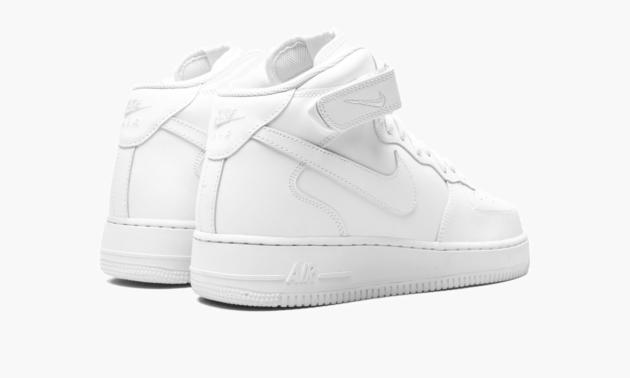 Nike AirForce 1 Mid ‘07 - Clean White - Image 3