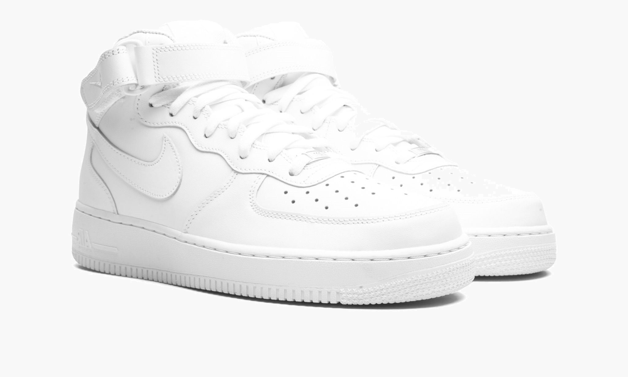 Nike AirForce 1 Mid ‘07 - Clean White - Image 2