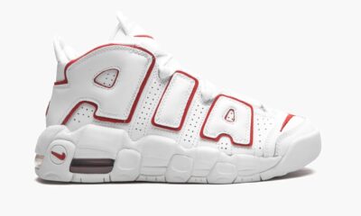Nike Air More Uptempo White Varsity Red - Sneakers Outlet Co