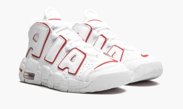 Nike Air More Uptempo White Varsity Red - Sneakers Outlet Co