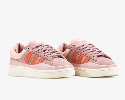 Adidas x Bad Bunny Campus  “Pink orange” sneakers