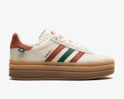 Adidas Gazelle Bold “Cream White / Wild Sepia” sneakers